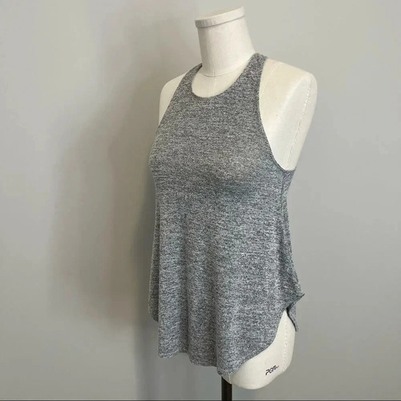 Aritzia Wilfred Free Burnette Racerback Swing Tank Light Grey - Picture 5 of 10